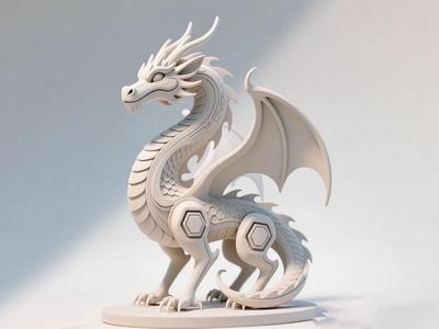 Dragon Hexa Sculpture
