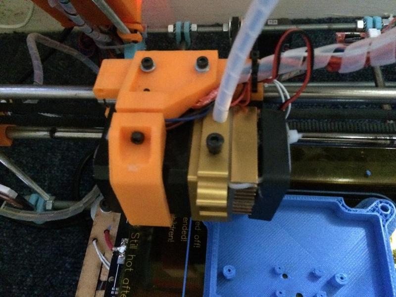 mk8 Extruder mount for RepRap Mendel 3 carriage