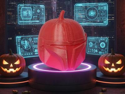 Mandalorian Pumpkin
