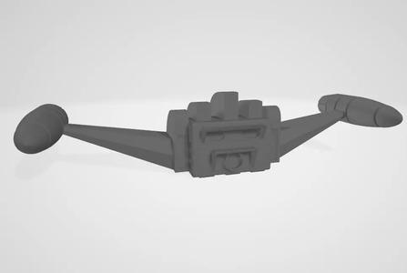 barattack robot head backpack drill part 3d printing stl file