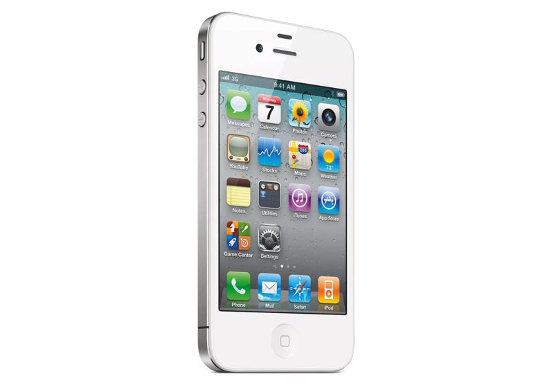 Realistic iphone 4s SILVER mold production 3D Model