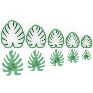 Tropical Leaf Cookie Cutter Set - 5 Sizes