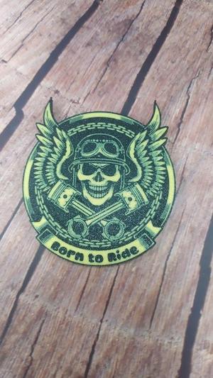 "Born to Ride" Motorcycle Coaster