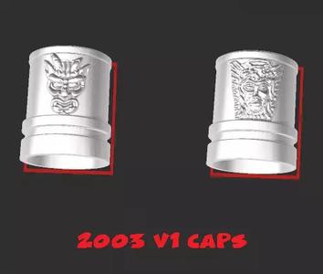 Daredevil baton devil and angel cap