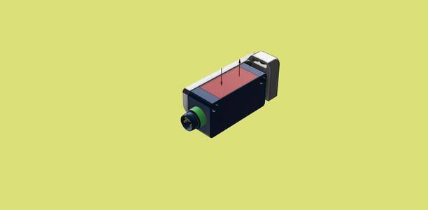 Air nozzle for Wenglor optical sensor.