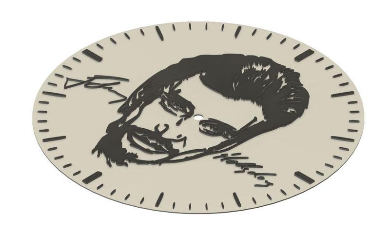 Clock johnny Hallyday