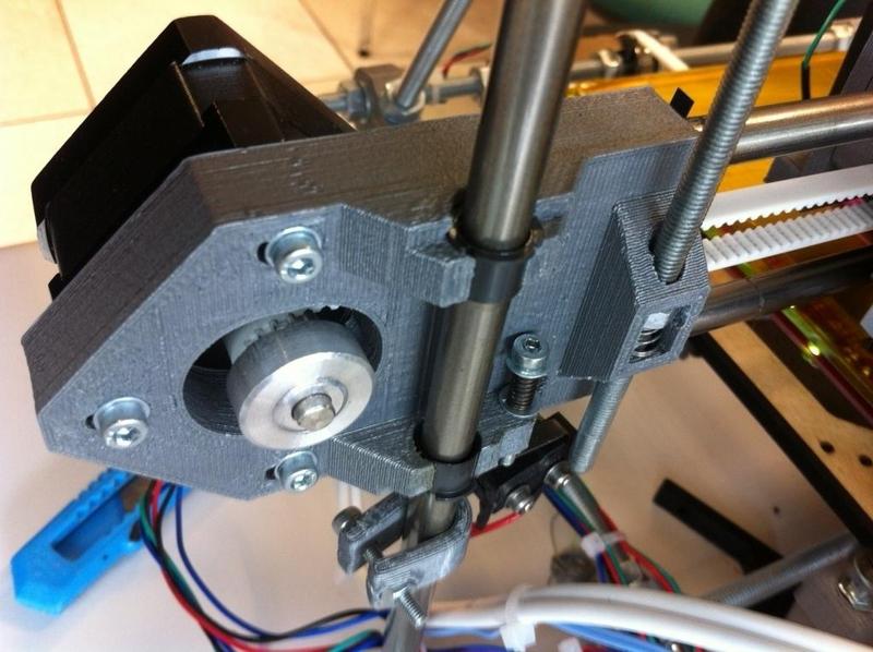 Longer X motor support | RepRapPro Tricolour Mendel