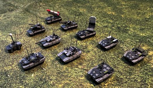 army set: conventional heavy mechanized (6mm)