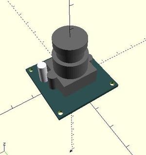 Sony 600TVL camera model - OpenSCAD