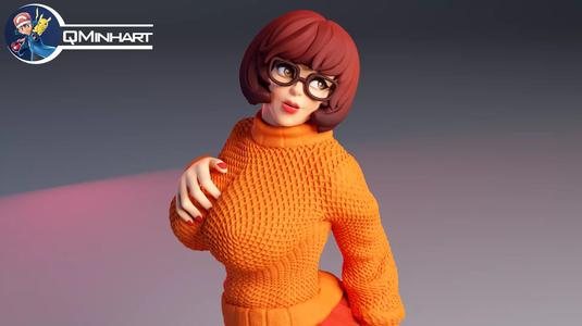 Velma Scooby Doo Fanart Collectible Figure