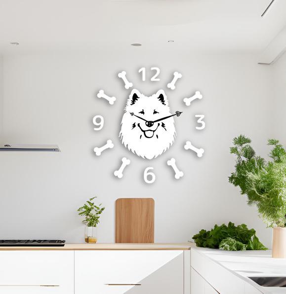 dog wall clock