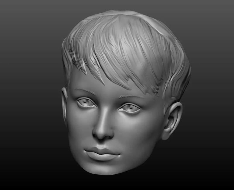 Woman head mannequin