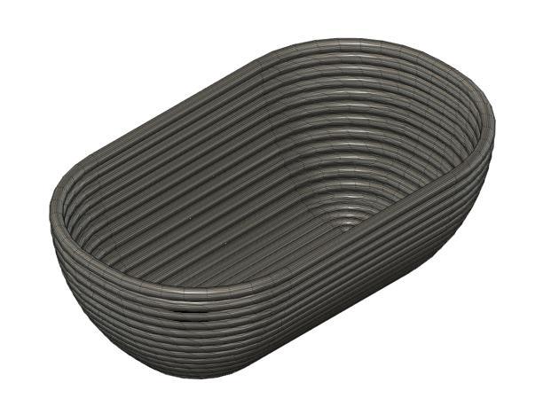 OVAL BREAD BANDNETT (24cm x 13cm x 7cm)