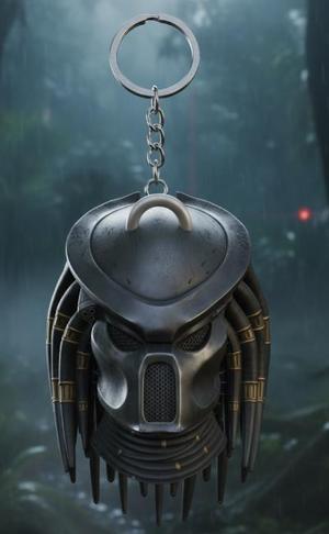 Predator Helmet Keychain - Yautja Hunter Bio Mask - Predator - Ready to Print