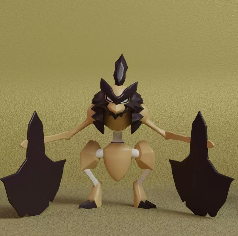 Pokemon - Kleavor with 2 poses