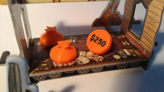 Colt Express Purse Tokens