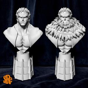 Bust Charlotte Katakuri with and without Scarf - One piece