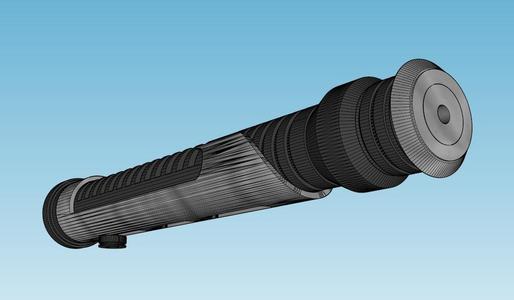 Qui-Gon Jinn's Working LED Lightsaber
