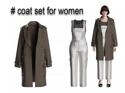 92 coat set for women