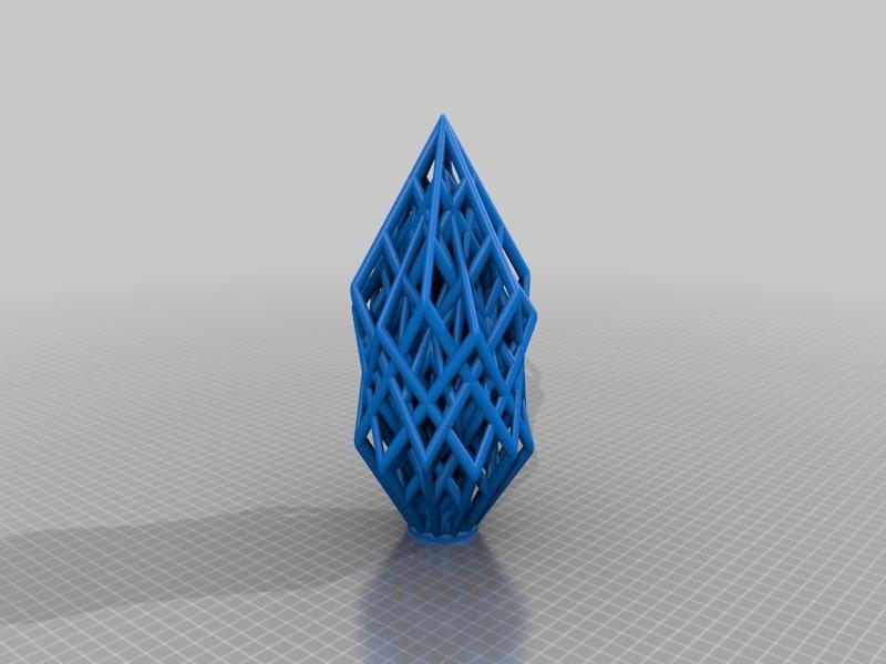 Ultra Customized Lattice Cube Sculpture
