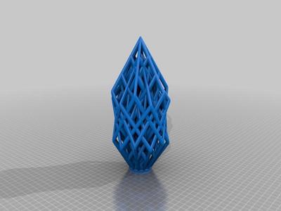 Ultra Customized Lattice Cube Sculpture