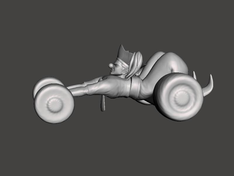 Buggy car transformation 3D Model