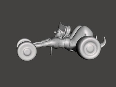Buggy car transformation 3D Model