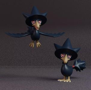 Pokemon - Murkrow with 2 poses