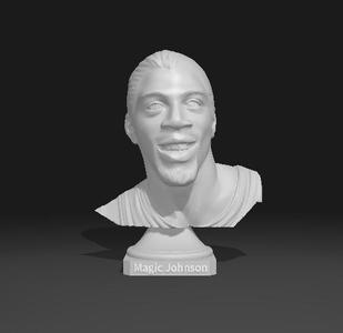 Magic Johnson - Premium Statue