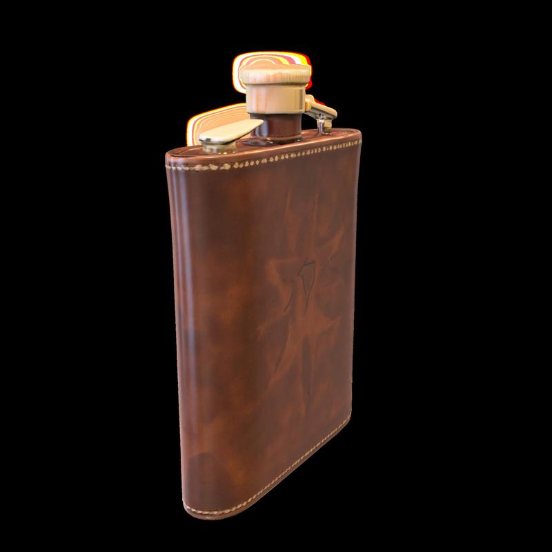 Leather Flask Pack