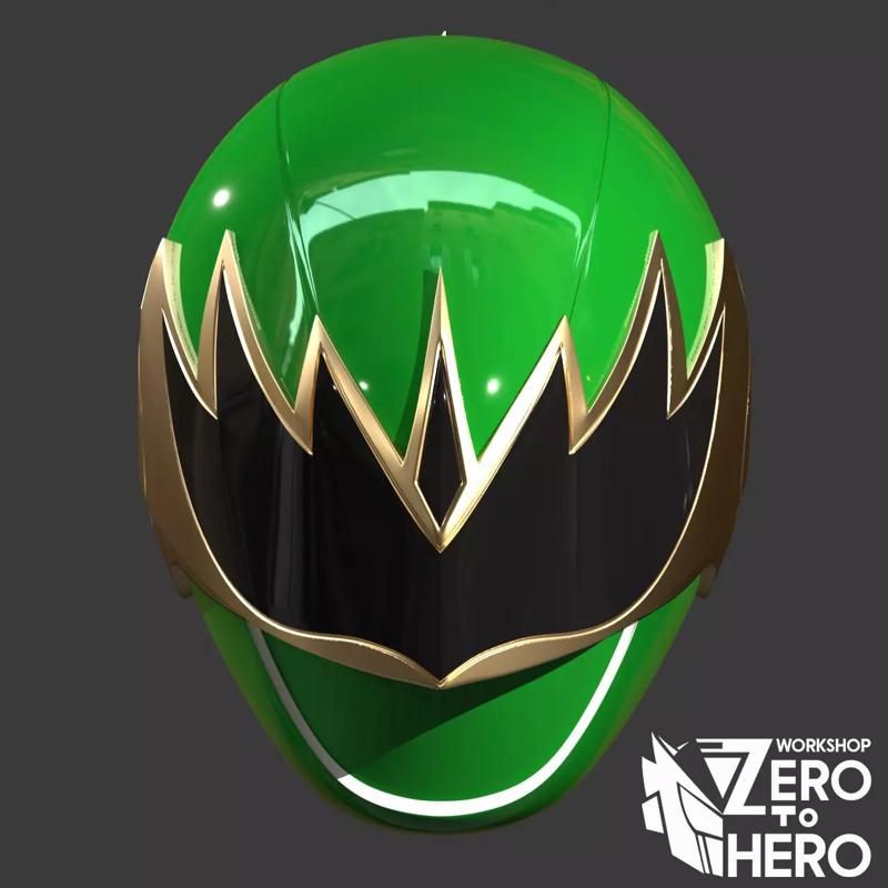 Power Ranger Ninja Storm Hurricanger Green Samurai Fire mode