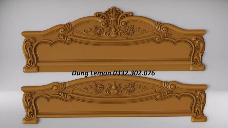 02 Bed 3D relief models 3D print model