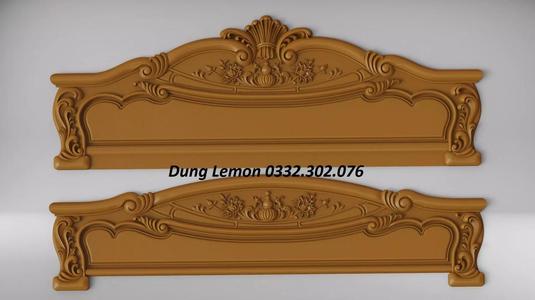 02 Bed 3D relief models 3D print model
