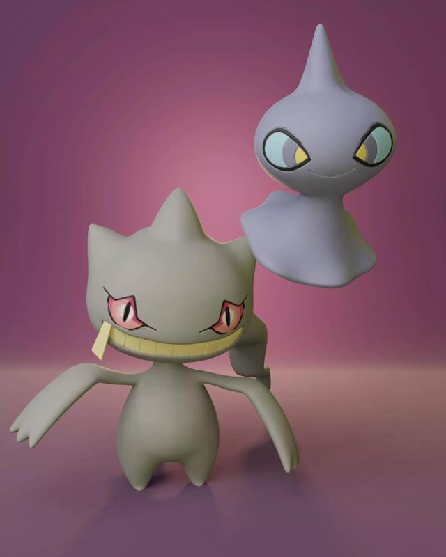 Pokemon - Shuppet and Banette