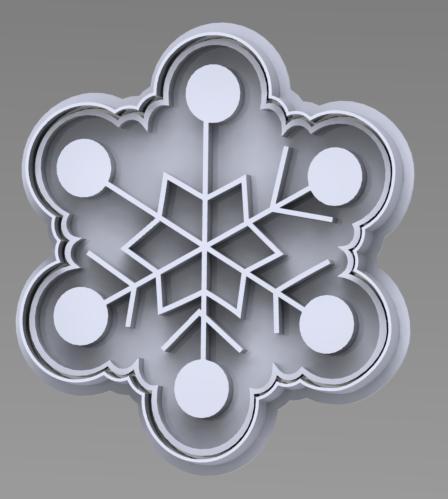 snowflake Christmas cutter