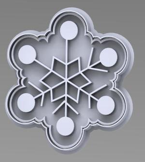 snowflake Christmas cutter