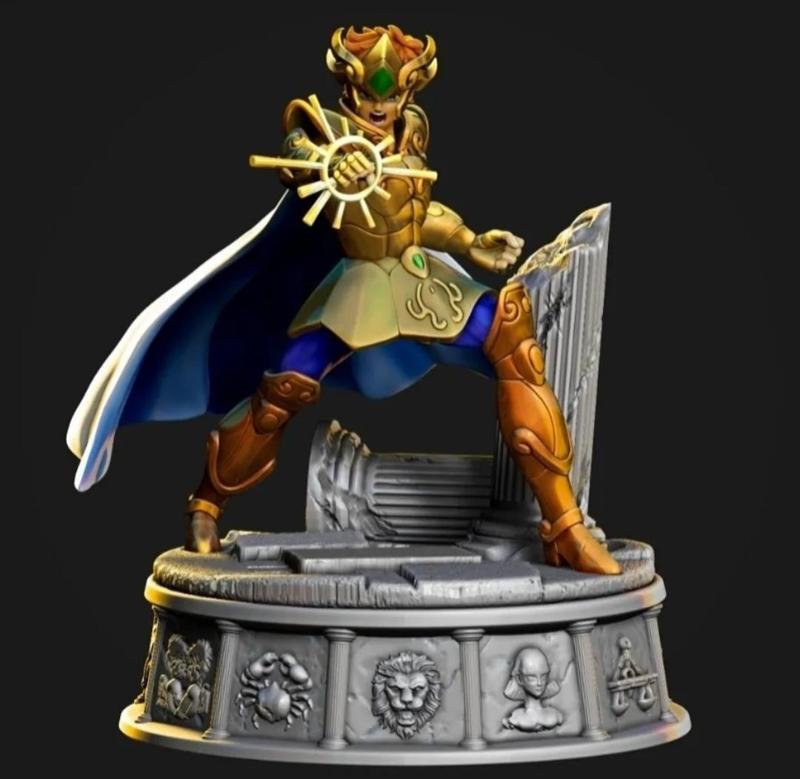 Saint Seiya Leo Gold Saint Aiolia  Statue