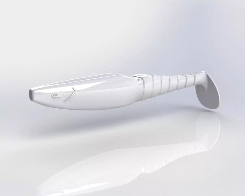 Replica Sawamura One Up Shad  170mm  3D printable model