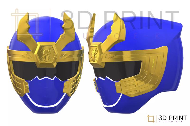 Power Rangers Ninja Storm Navi Thunder Ranger helmet