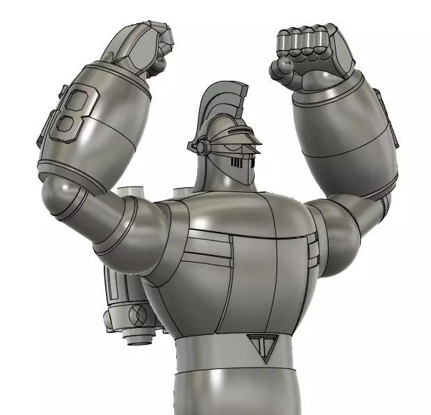 tetsujin28 Scramble pose 3d printing model about 45cm