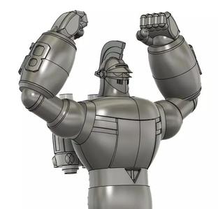 tetsujin28 Scramble pose 3d printing model about 45cm