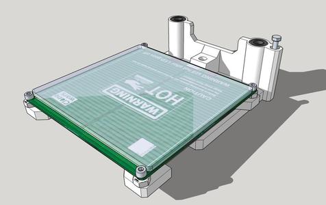 Mini HeatBed support for Kit Play 3D