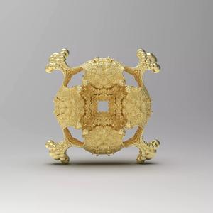 Fractal Kleinian - 4 fold
