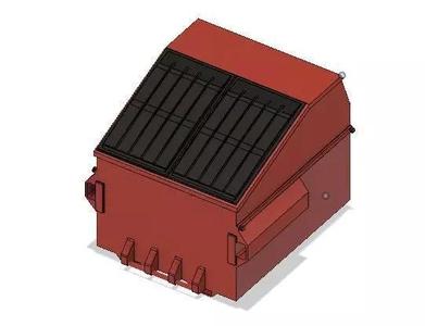 Model Railway Waste Recycling Refuge Bin Skip Dumpster