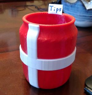Nordic Cross Tip Jar