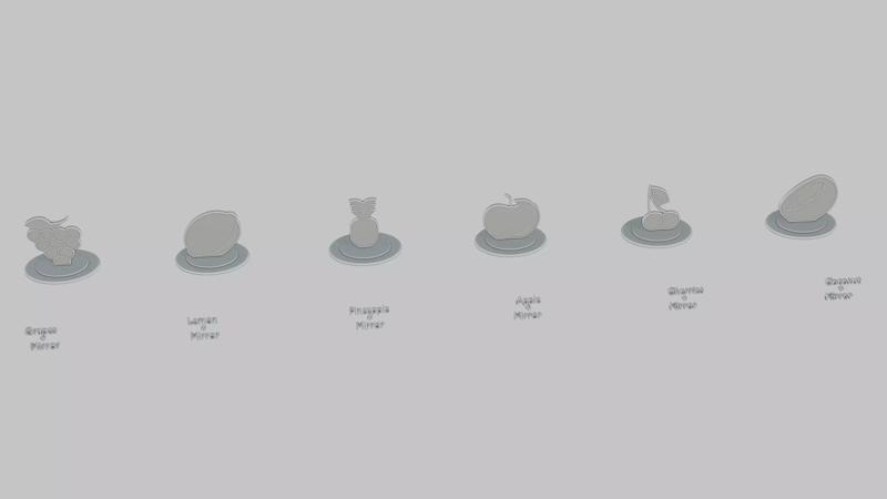 Fruits Mini Pack Emoji Statues