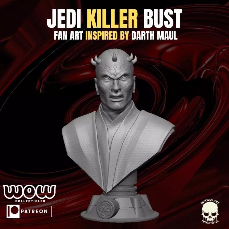 Darth Maul Fan Art Bust