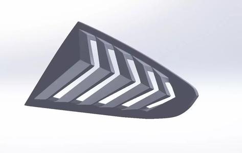 Glass cover for mustang rc
