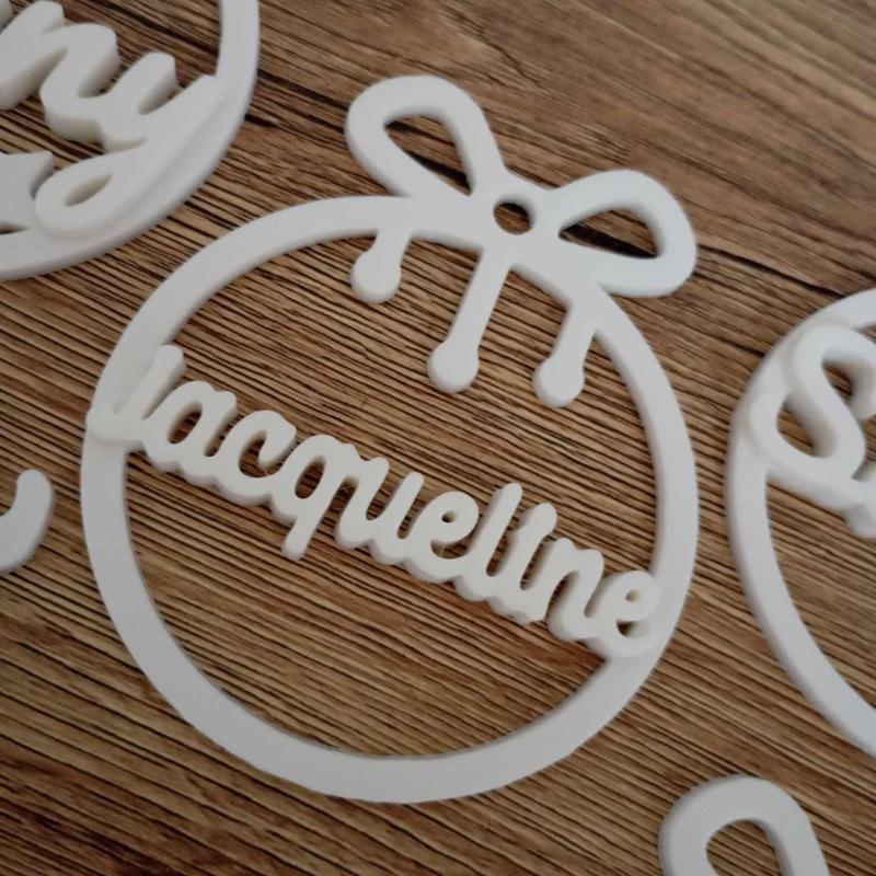 4 Jacqueline Christmas baubles