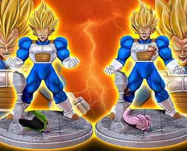 Goku and Vegeta Super Saiyan Full Power Dragon Ball Z Figure